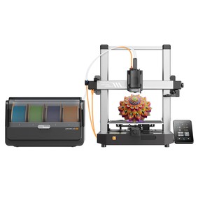 Anycubic Kobra 3 Imprimante 3D avec ACE Pro Combo Vitesse maximale de 600mm/s Impression multi-couleurs intelligente Nivellement automatique