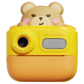 WOWKIDS K64 Kids Instant Print Camera Yellow Bear