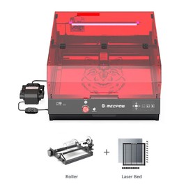 Mecpow X4 Pro 22W Laser + Drehwalze + Lasertisch