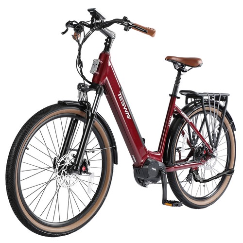 TESWAY COMET-F Elektrofahrrad 500W 14AH Rot