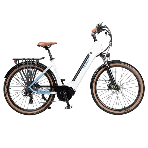 TESWAY COMET-F Electric Bike 500W 14AH White | Europe