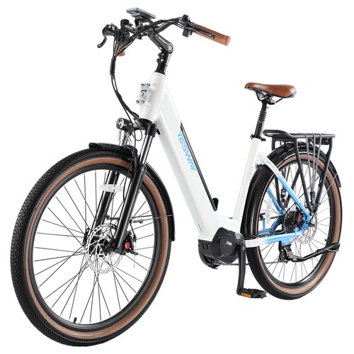 TESWAY COMET-F Elektrofahrrad 500W 14AH Weiß