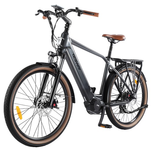 TESWAY COMET-M Elektrofahrrad 500W 14AH Grau