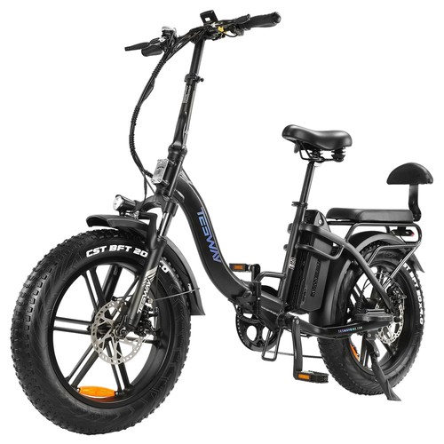 TESWAY S5 Elektrofahrrad 250W 20AH Schwarz