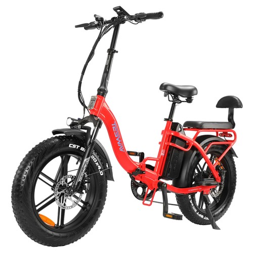 TESWAY S5 Elektrofahrrad 250W 20AH Rot