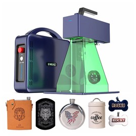 Gweike G2 PRO 30W-os lézer, 110x110mm, 3mm mélység, 90+ szín, dupla piros fény, manuális emelés