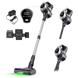 MOOSOO YC1 Aspirateur sans fil aspiration élevée de 12 kPa autonomie jusqu'à 40 minutes écran LED