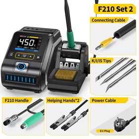 FNIRSI DWS-200 F210 Premium 200W Soldering Iron Station Kit