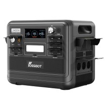 FOSSiBOT F2400 Station d'Alimentation Portable batterie LiFePO4 2048 Wh/640 000 mAh générateur solaire 2 400 W