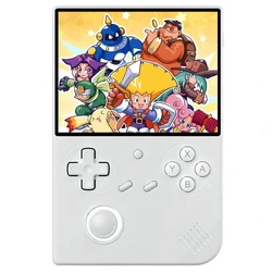 ANBERNIC RG40XXV Retro Game Console,  32GB + 64GB with 5000+ Games, 4.0in 640*480P IPS Screen,  1GB LPDDR4, ac WiFi for Multiplayer, Bluetooth, 30+ Emulators, Moonlight Streaming, 3200mAh Battery, 6 Hours Autonomy - White