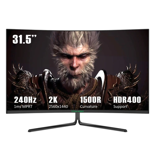 TITAN ARMY C32C1S Gaming Monitor, 31.5-inch 2560x1440 2K (Geekbuying United States)