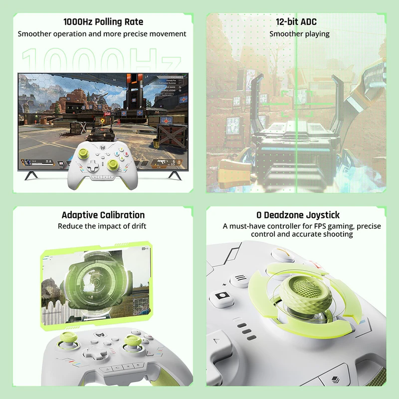 BIGBIG WON Rainbow 2 SE Game Controller Green
