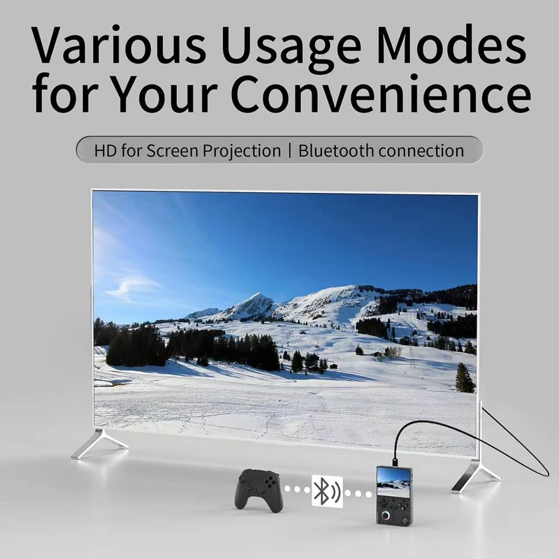 ANBERNIC RG40XXV Game Console 32GB+256GB White
