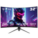 KTC H32S17F Moniteur de jeu incurvé 32 pouces dalle HVA 1920x1080 taux de rafraîchissement de 240 Hz 125% sRGB