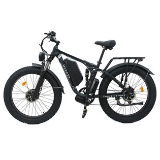 Dakeya Da03 Electric Bike, 1000W*2 Motor, 48V 22.4AH Battery, 26*4-inch Tires, 56km/h Max Speed, 105km Range, Front & Rear Hydraulic Disc Brakes, Full Suspension System, Shimano 7-speed, 160kg Max Load