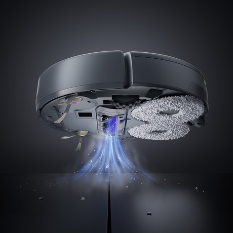 Narwal Freo Z Ultra Robot Vacuum and Mop, All-in-One Station, 12,000Pa Power, Self-Empty, Dual-camera, Zero-Tangling, 120-day Maintenance-Free, Auto Mop Lifting To 12mm, Tri-Laser Obstacle Avoidance, AI-Adaptive Hot Water Washing & Drying - Gray