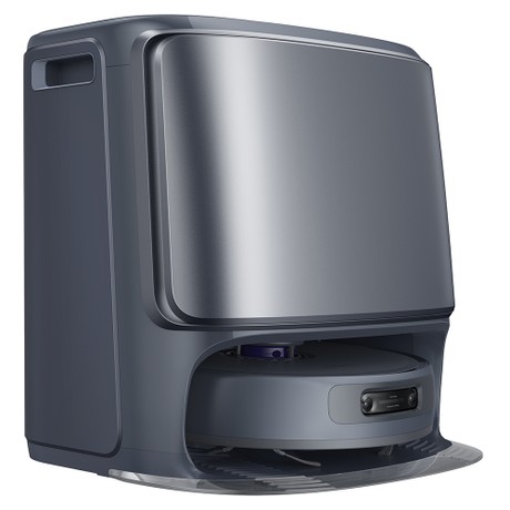 Narwal Freo Z Ultra Robot Vacuum and Mop, All-in-One Station, 12,000Pa Power, Self-Empty, Dual-camera, Zero-Tangling, 120-day Maintenance-Free, Auto Mop Lifting To 12mm, Tri-Laser Obstacle Avoidance, AI-Adaptive Hot Water Washing & Drying - Gray