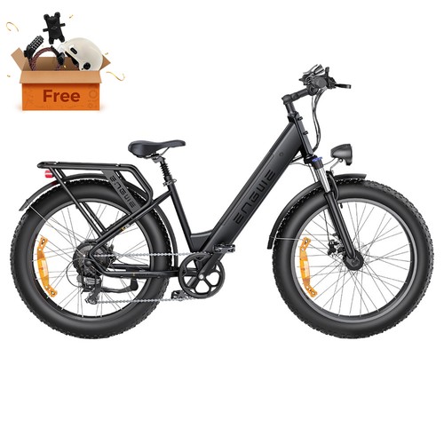 ENGWE E26 Elektrofahrrad Step-Thru 48V 16AH 250W Motor 25km/h Grau