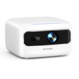ULTIMEA Apollo P10 Tragbarer Beamer, 300 ANSI, 1080P-Dekodierung, natives 720P, 2,4 GHz/5 GHz WLAN