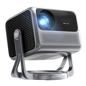 [Netflix 1080P & Android TV 11.0] Ultimea Nova C40 Beamer mit Gimbal-Ständer, 600 ANSI, 4K-Dekodierung, Native 1080P, Bluetooth 5.3, Android TV 11.0, Dolby Audio, automatischer Fokus & Trapezkorrektur