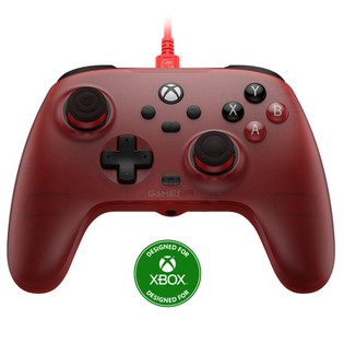 [Xbox Certified] GameSir T7 Wired Game Controller, 1-month Free XGPU, Hall Effect Sticks, Hall Triggers, Compatible with Xbox and Xbox One X/S Series, Steam, Windows 10/11 - Ruby Red