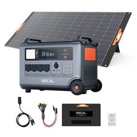 Blackview Oscal PowerMax 3600 Station d'alimentation robuste 3600Wh + Panneau solaire pliable Blackview Oscal PM400 400W