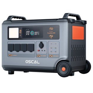 Blackview Oscal PowerMax 6000 6000W Rugged Power Station, 3600Wh to 57600Wh LiFePO4 Battery, 14 Outlets, 120V/240V Dual Voltage Output, 3500+ Life Circle, Smart APP Control, 5 LED Light Modes, Morse Code Signal