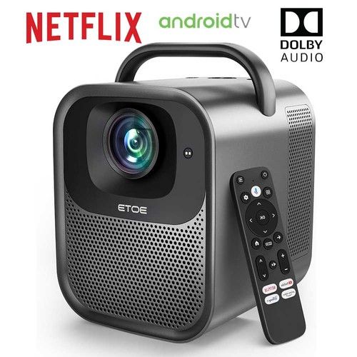 Netflix Google TV Certified ETOE Seal Pro 1080 Projector Dolby Audio 20W 
Sound | Europe