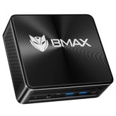 BMAX B5 A Pro Mini PC AMD Ryzen 7 5825U 8 Cores Max 4.5GHz 16GB RAM 512GB SSD DP+HDMI+Type-C 4K Triple Display Support Dynamic HDR WiFi 5 Bluetooth 5.0 2*USB 3.2 2*USB 2.0 1*RJ45 1*3.5mm Headset Jack Space Capsule Cooling System - EU Plug