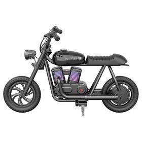 HYPER GOGO Pioneer 12 Plus Electric Motorcycle for Kids-Black