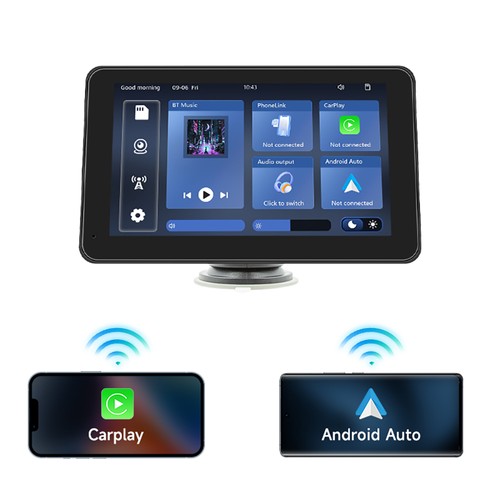 SD7138 2.5D 7-Zoll-Drahtlos-Carplay-Bildschirm