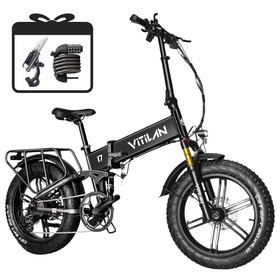 Vitilan I7 Pro 3.0 Elektrofahrrad Schwarz