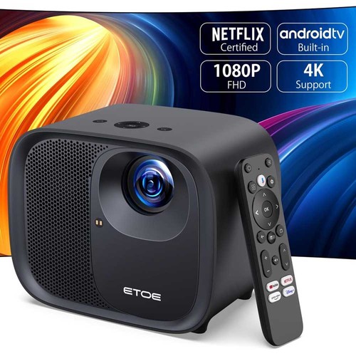 ETOE E3 Pro Android TV 11.0 プロジェクター - 黒 ETOE E3 Pro Android TV 11.0 プロジェクター - 黒 – ETOE JP
