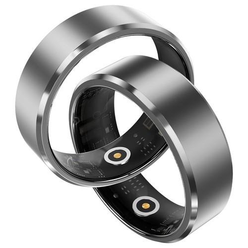 S2 Smart Ring Gesundheits- und Fitness-Tracker Stahlfarbe 10#