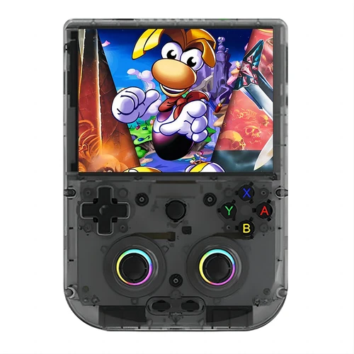 ANBERNIC RG406V Android 13 Game Console, 4-inch 960*720P IPS Touchscreen, 8GB LPDDR4 +128GB UFS2.2, 256GB TF Card 9000+ Games, 1080p Output, 5G WiFi, Bluetooth 5.0, Moonlight Streaming, 8 Hours Battery Life - Black