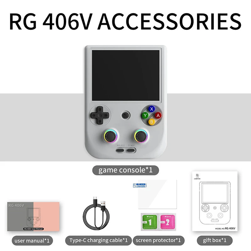 ANBERNIC RG406V Android 13 Game Console Grey