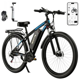 DUOTTS C29 Electric Bike 750W 29*2.1 inch Wheel 48V 15Ah Battery 50km Range 50km/h Max Speed Shimano 21 Speed Gear Electric Mountain Bike with Rear Rack