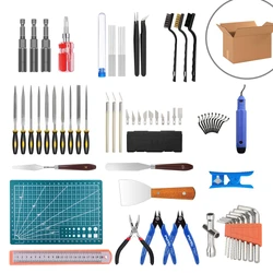 73Pcs Mintion 3D Printer Tool Kit, with Mouth Cleaning Kit, Deburring Tools, Removal Tools, Tweezers, Pliers