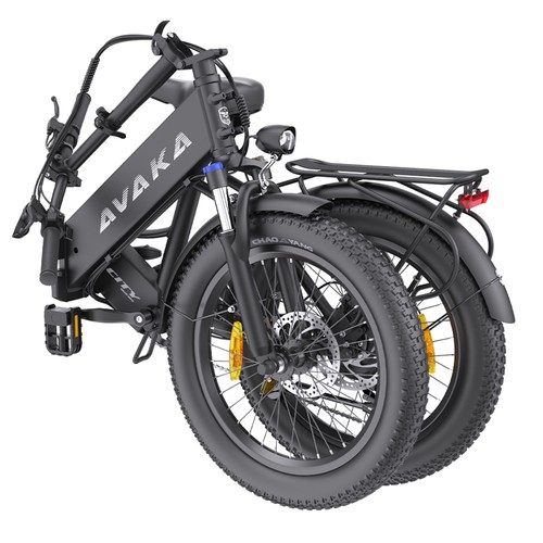 AVAKA K300 Vélo électrique pliable 350W 36V 16Ah Noir