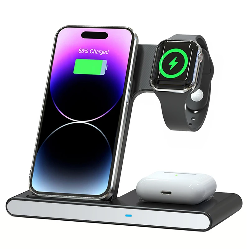 Wireless Charging 2024 Station: IPhone, Samsung, AirPods