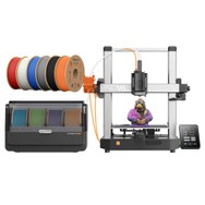 Anycubic Kobra 3 3D Printer with ACE Pro Combo + 6kg Creality Hyper-PLA Halloween Pack -Black + Red + Blue + Grey + White + Orange