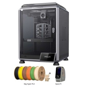 Creality K1C 3D Printer + Space Pi Dryer + 6kg Creality Hyper-PLA 600mm/s Max Observant Al Camera