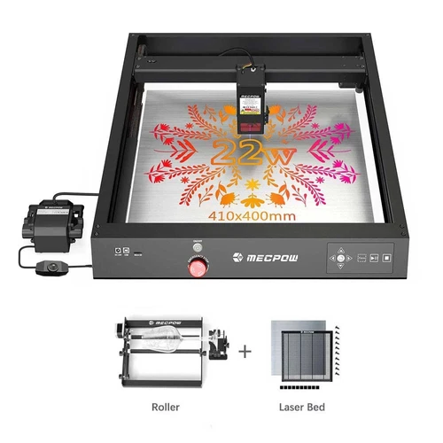 Mecpow X4 22W Laser Engraver + Bed + Rotary Roller (Geekbuying Poland)