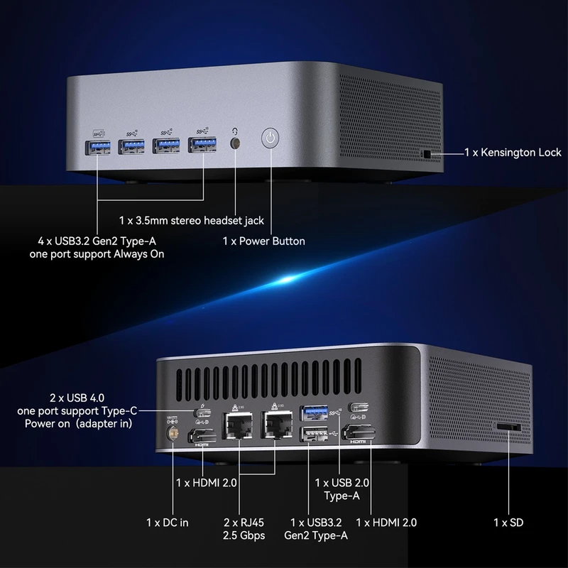 GEEKOM GT1 Mega mini PC debuts with up to Core Ultra 9 185H