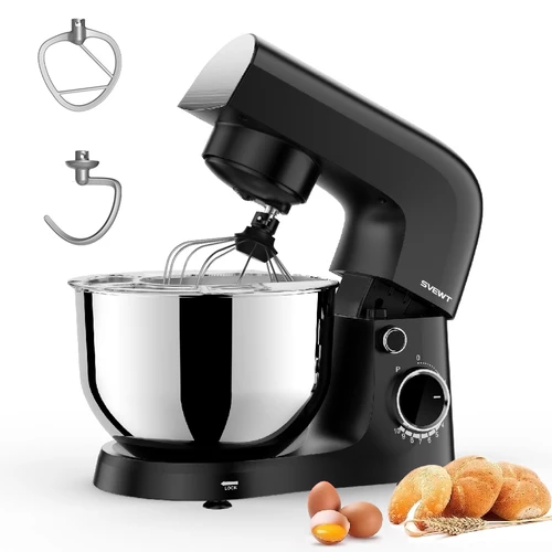 SVEWT 1500W Food Mixer, with 5.5QT Stainless Steel (Geekbuying Europe)