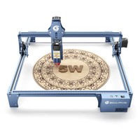 Grabador láser SCULPFUN S9 de 5.5 W, punto comprimido ultrafino de 0.06 mm, láser de diodo, alta precisión de 0.08 mm, corte de madera de 15 mm de grosor, acrílico de 10 mm, enfoque fijo, área de grabado de 410 x 420 mm