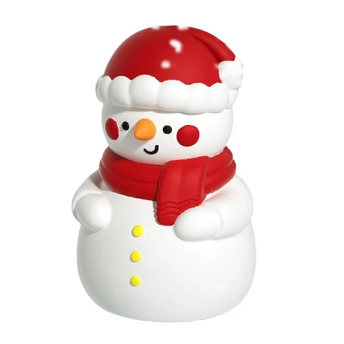 Snowman Night Light, Seven-color Light, 1200mAh Battery, Christmas (Geekbuying China)