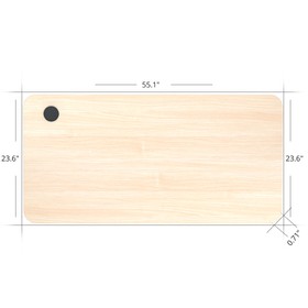 ACGAM Plateau de table en MDF 140601,8 CM pour cadre de levage - couleur bois