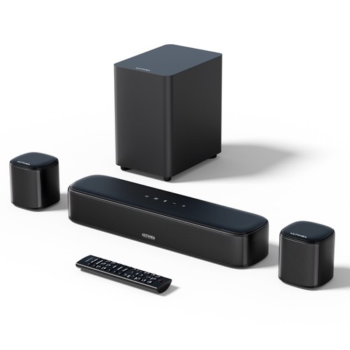 Ultimea Aura A30 Soundbar-Subwoofer-Lautsprecher-Kit, 5.1-Kanal, App-Steuerung, 10-Band-Equalizer-Einstellungen, 121 voreingestellte EQ-Matrizen