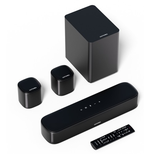 Ultimea Aura A30 Soundbar-Subwoofer-Lautsprecher-Kit, 5.1-Kanal, App-Steuerung, 10-Band-Equalizer-Einstellungen, 121 voreingestellte EQ-Matrizen